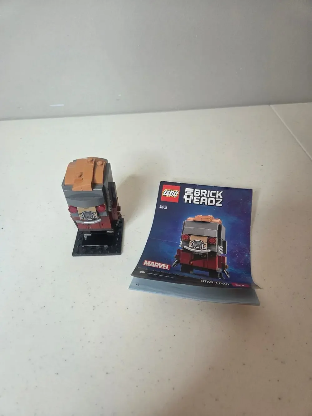 Lego 41606 BrickHeadz Star Lord Avengers 2018 Super Heroes w Instructions No Box